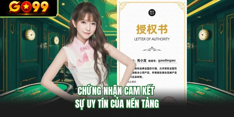 chung nhan cam ket su uy tin cua nen tang