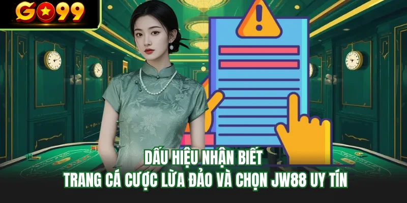 dau hieu nhan biet trang ca cuoc lua dao va chon go99 uy tin